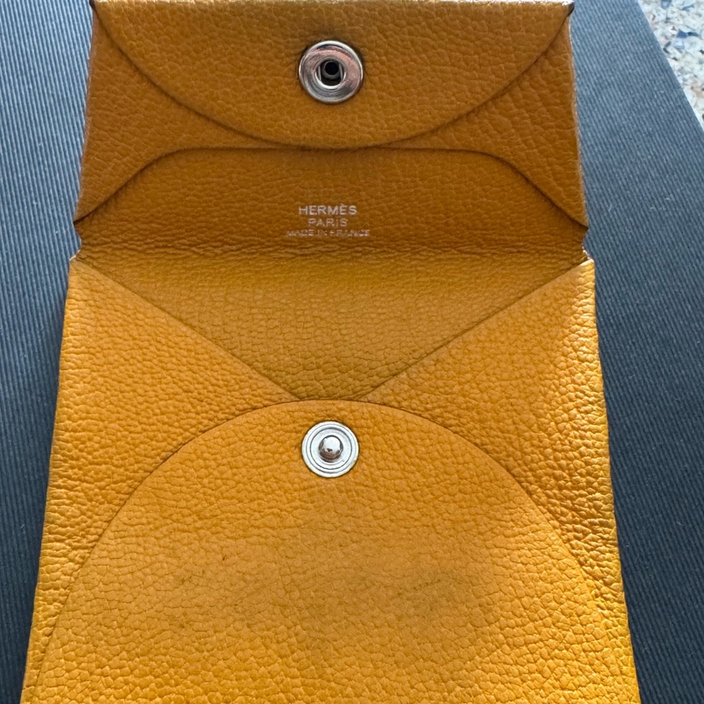 AUTHENTIC HERMES EPSOM LEATHER COIN CASE